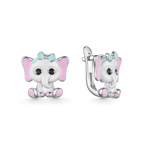 

Серьги из серебра с фианитом DEWI KIDS 901022099, 901022099