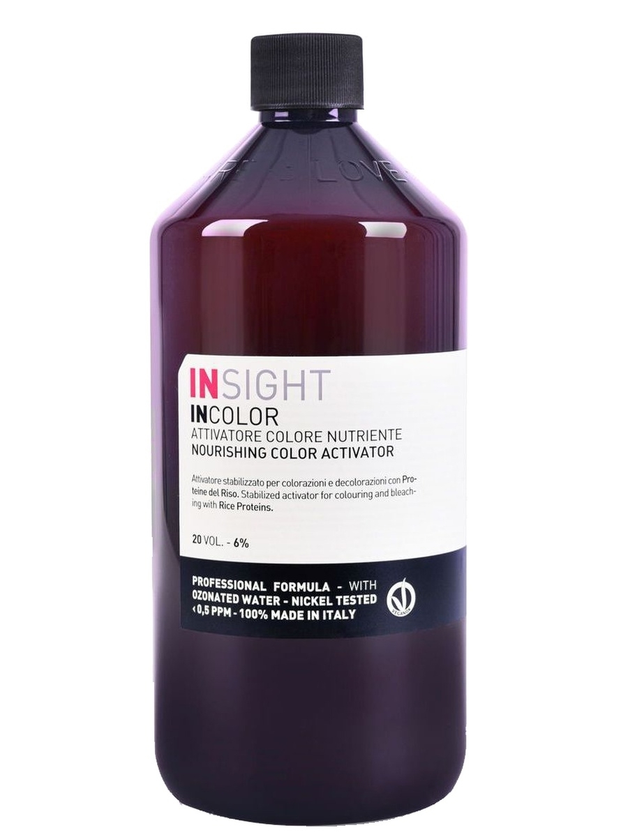 Активатор Insight Professional Incolor Протеиновый для окрашивания 6%, 900 мл insight активатор протеиновый 6% incolor 150 мл