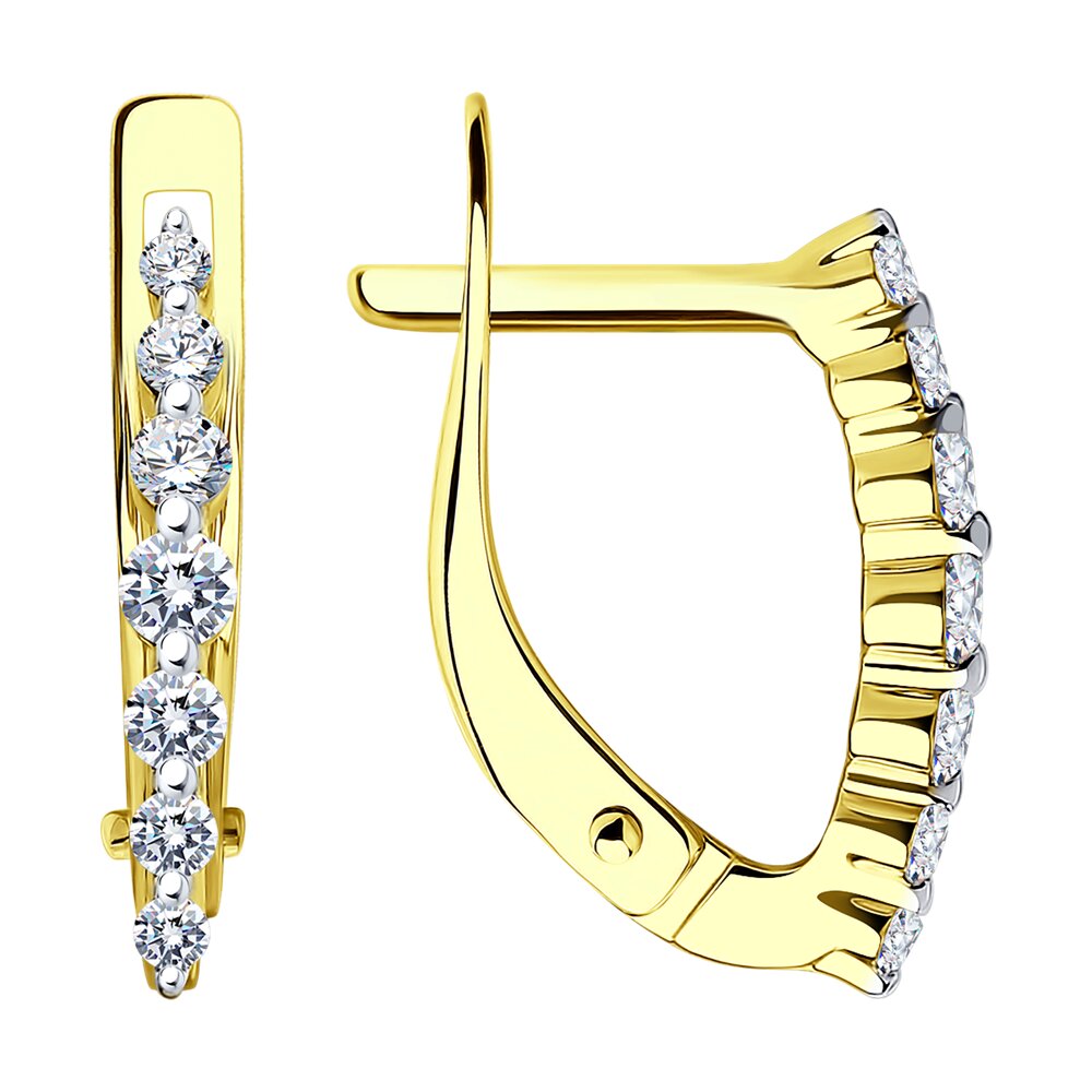 

Серьги из золото SOKOLOV 029761-2, фианит, 029761-2