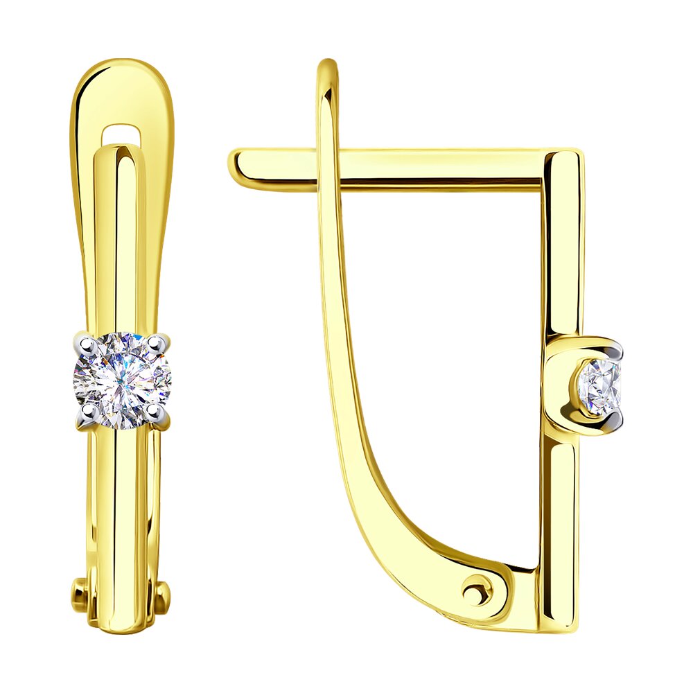 

Серьги из золото SOKOLOV 029231-2, фианит, 029231-2