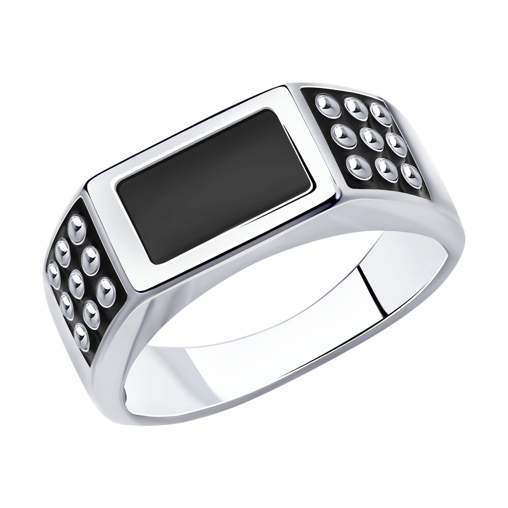 

Кольцо из серебра р. 23 Diamant 94-112-00716-1, эмаль, 94-112-00716-1