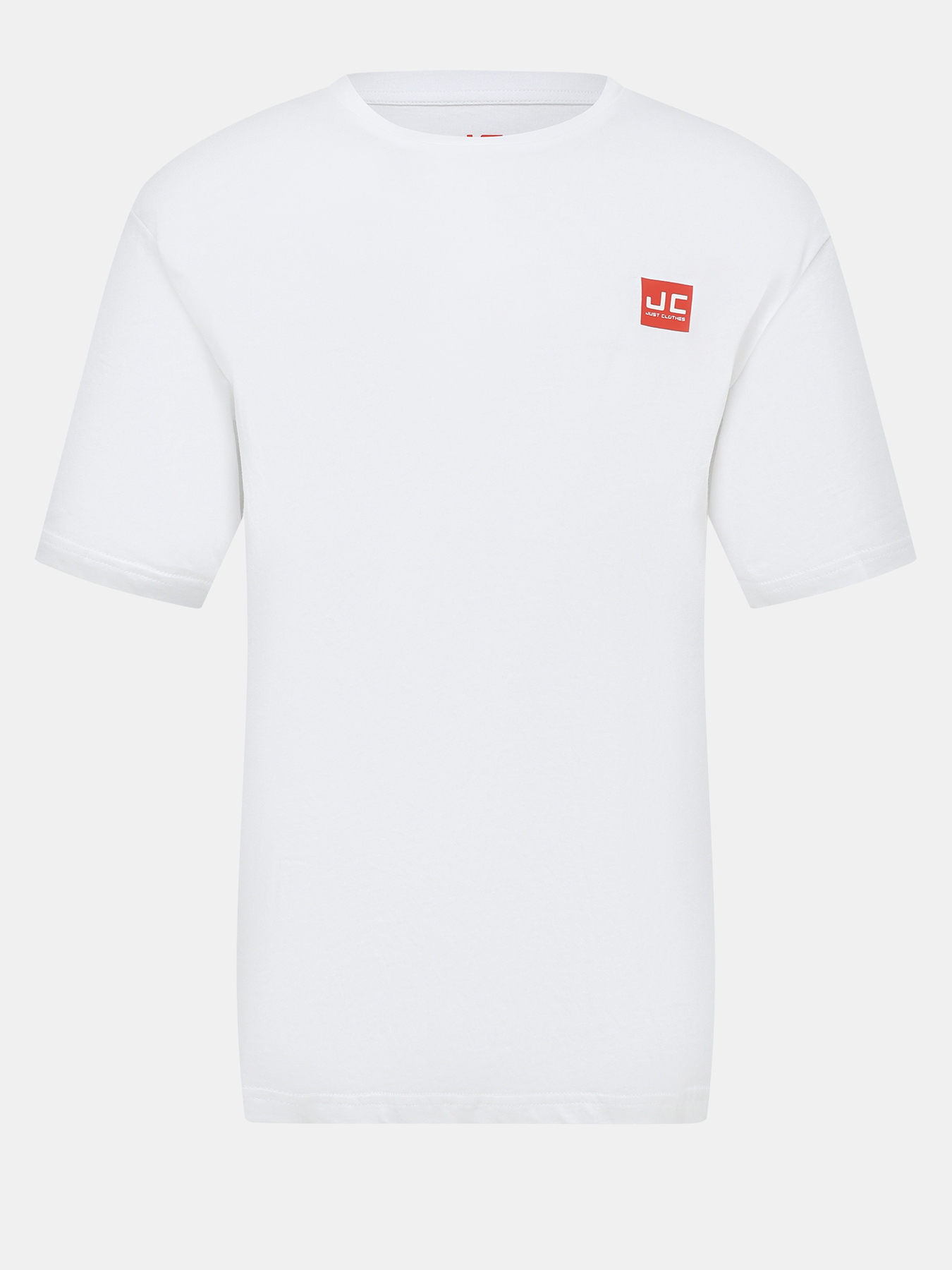 

Футболка женская Just Clothes 000000587 белая 48 RU, Белый, 454448