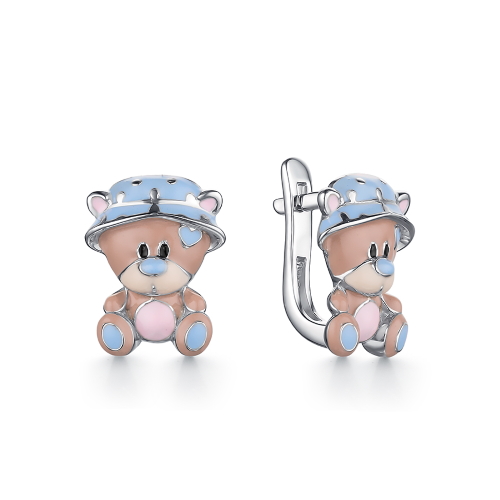 

Серьги из серебра с эмалью DEWI KIDS 901022094, 901022094