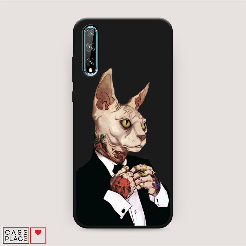 

Чехол Awog на Huawei Y8p "Татуированный сфинкс", Бежевый;черный;красный, 6103452-1