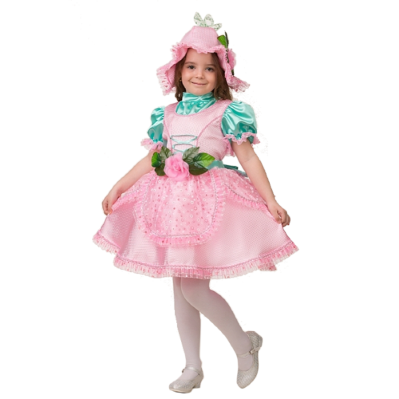 Карнавальный костюм Батик Дюймовочка, цвет: розовый р.116 карнавальный костюм батик кукла единорожка розовый голубой белый р 110