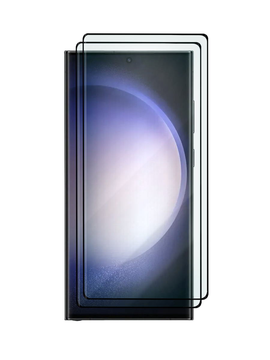 

Защитное стекло Комплект 2шт для Samsung Galaxy S23 Ultra полноэкранное, с рамкой, ZTG-3D-SAM-S23-UL