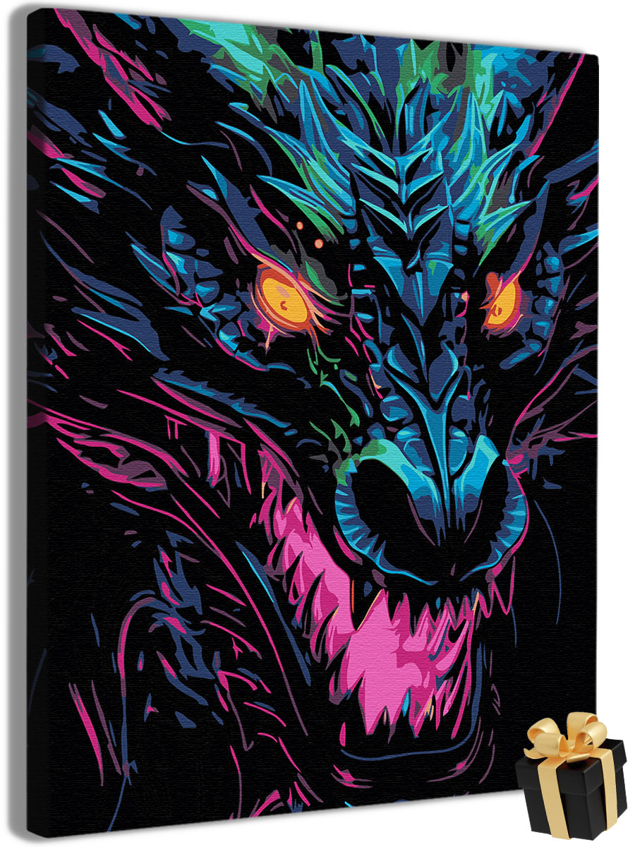 

Картина по номерам Арт-студия Unicorn Дракон N-3045 40x50 см, Дракон