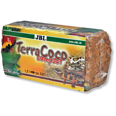 JBL TerraCoco Compact - Натуральный субстрат из кокосовых чипсов д/терр, брикет 450 г