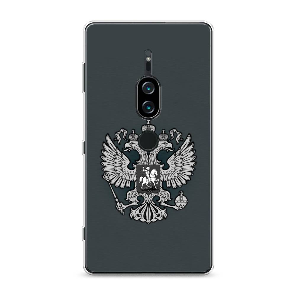 

Силиконовый чехол "Герб России серый" на Sony Xperia XZ2 Premium, 53350-5