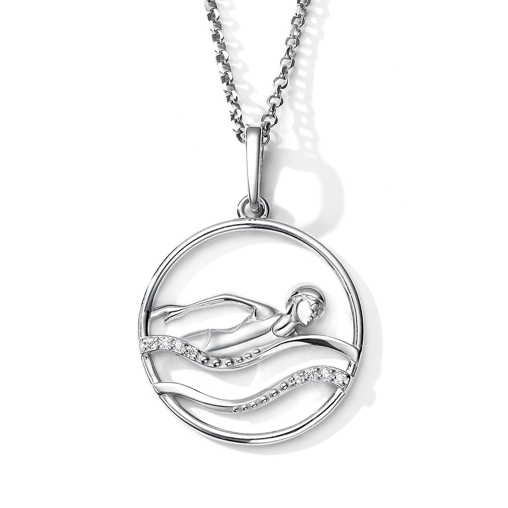 

Кулон из серебра Pepela Jewelry PJ3-228, фианит, PJ3-228