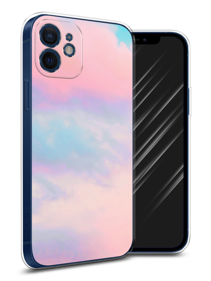 

Чехол Awog на Apple iPhone 12 mini / Айфон 12 mini "Розовые облака", Разноцветный, 12650-3