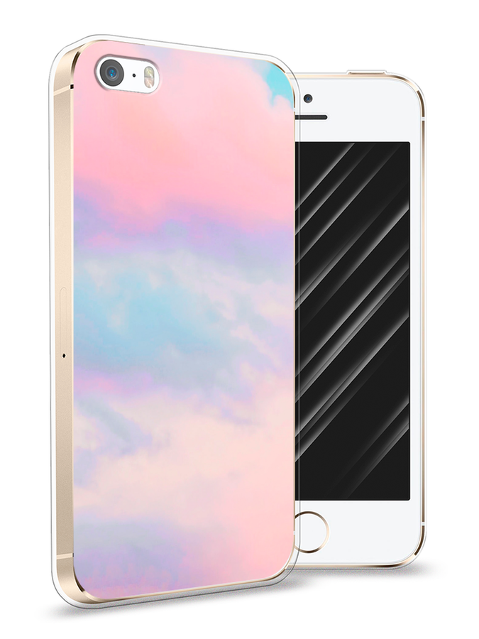 

Чехол Awog на Apple iPhone 5/5S/SE / Айфон 5/5S/SE "Розовые облака", Разноцветный, 10350-3