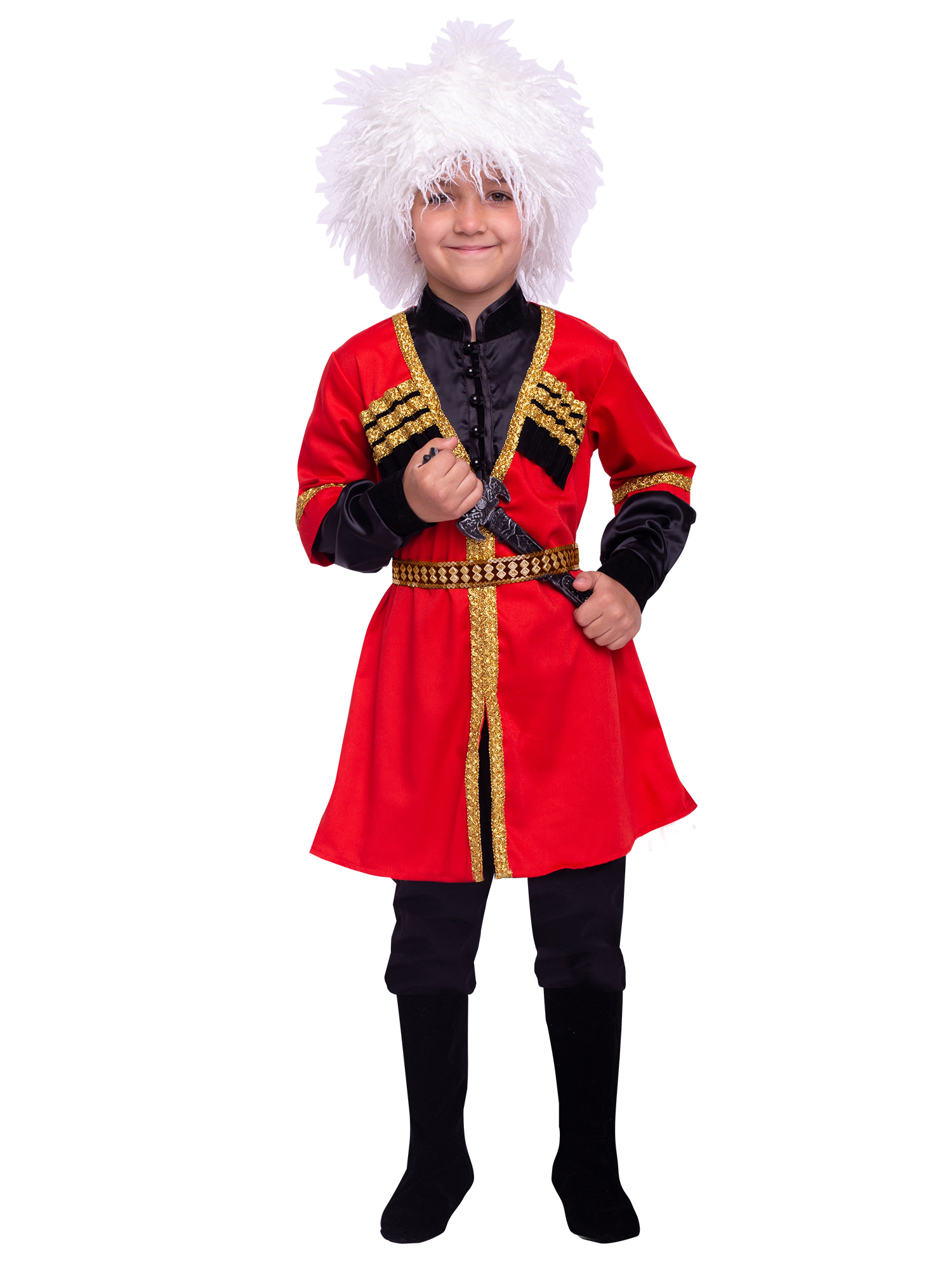 Карнавальный костюм Batik 2132 к-22 Кавказский национальный костюм, мультиколор, 110