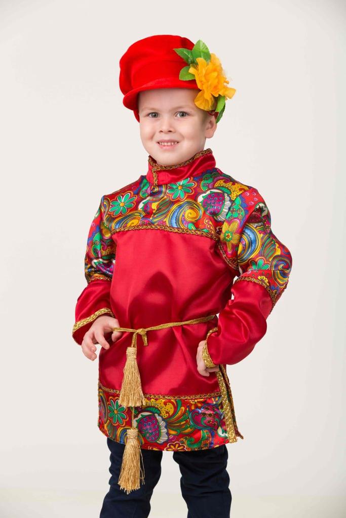 

Карнавальный костюм Batik Емеля 2045 цв.мультиколор р.134, Емеля