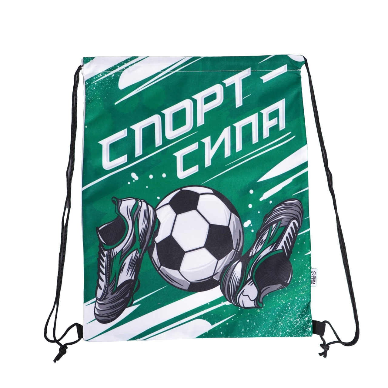 

Сумка для обуви ArtFox "Спорт - сила", полиэстер, 41х31 см (4142315), Зеленый