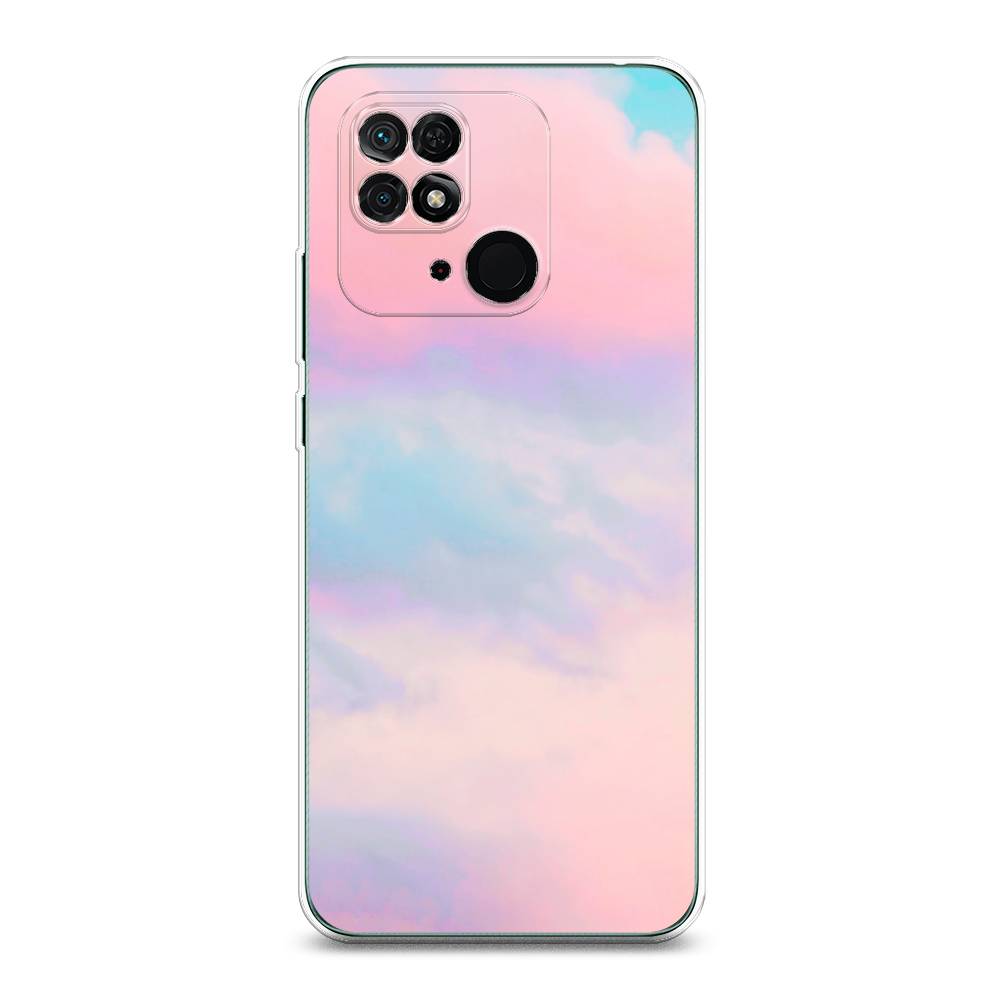 фото Чехол awog "розовые облака" для xiaomi redmi 10c