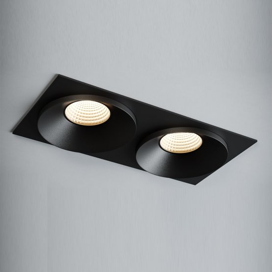 

Светильник встраиваемый Quest Light SINGLE SINGLE LС black + Frame 02 black