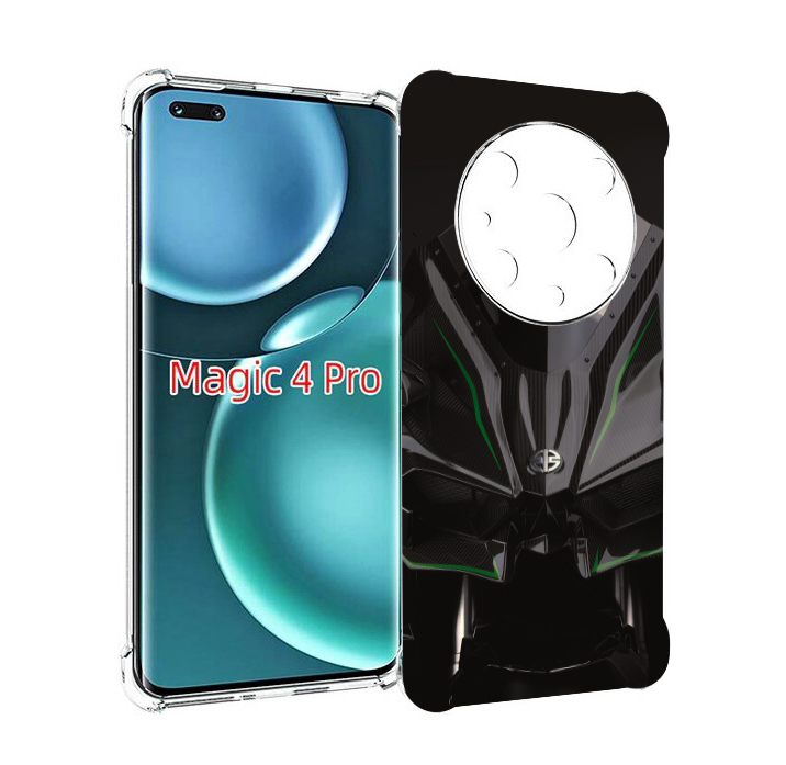 

Чехол MyPads кавасаки мото для Honor Magic4 Pro, Прозрачный, Tocco