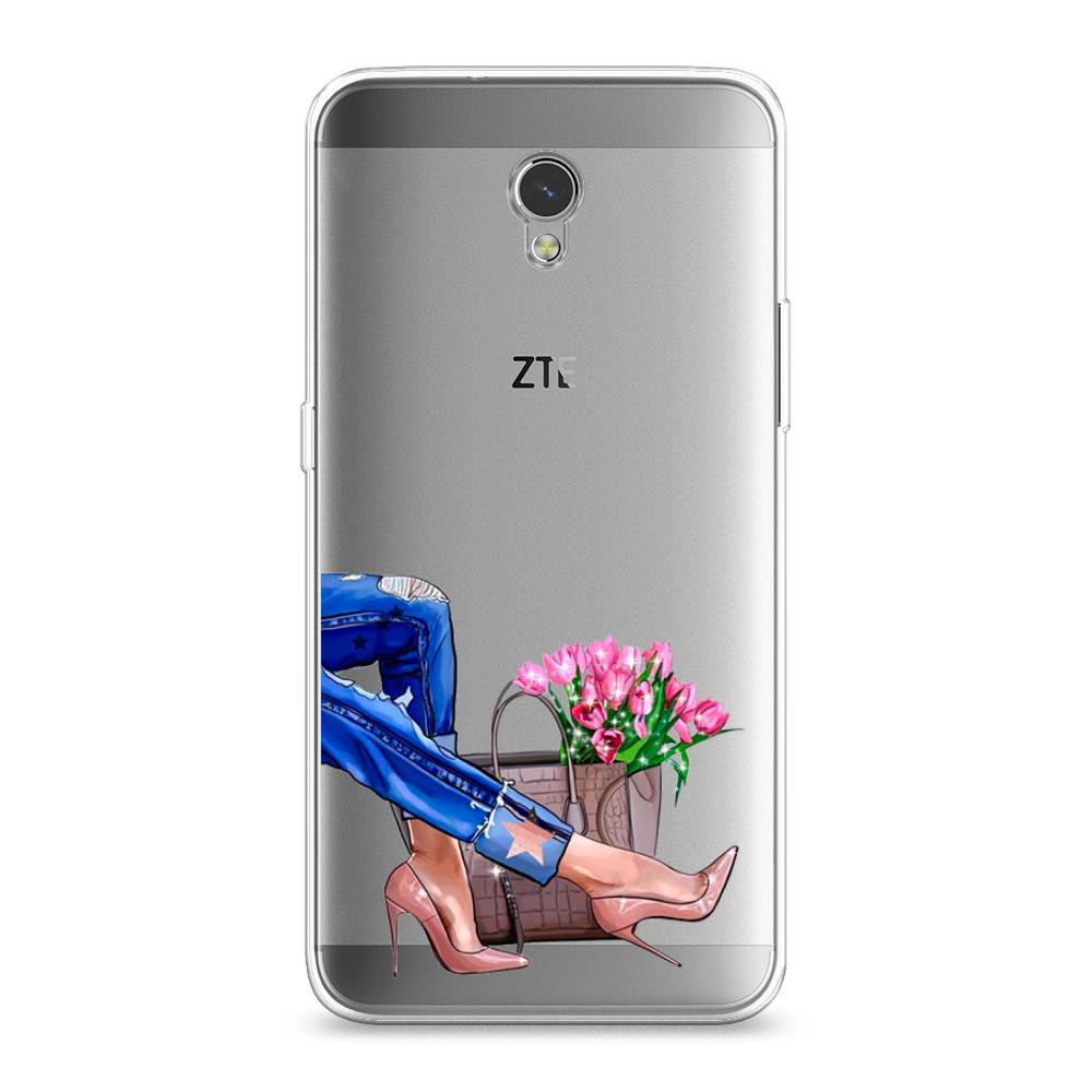 

Чехол Awog на ZTE Blade V7 / ЗТЕ Блэйд V7 "Каблучки", Разноцветный, 131150-7
