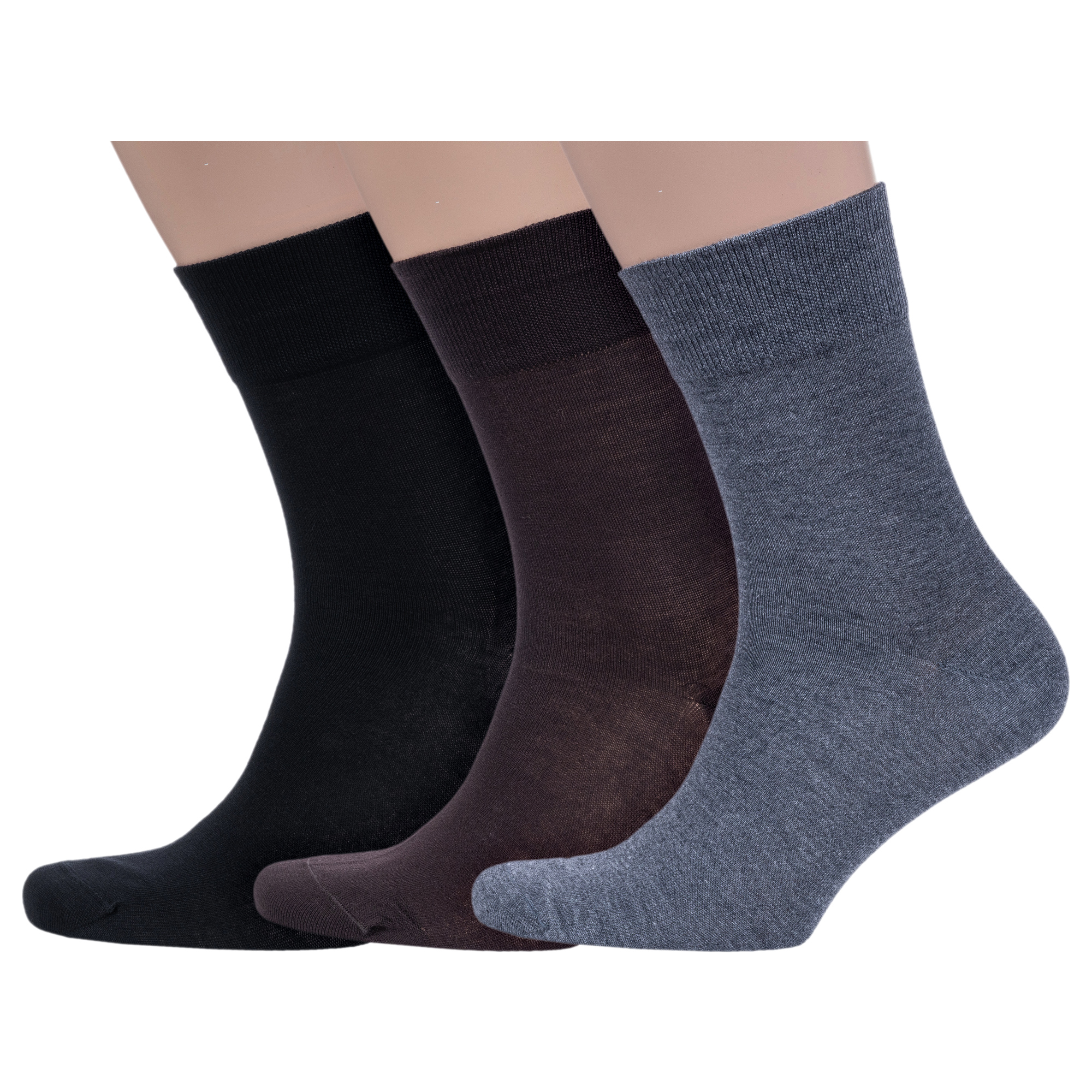 

Комплект носков мужских Grinston socks 3-15D1 разноцветных 29, Черный;коричневый;серый, 3-15D1