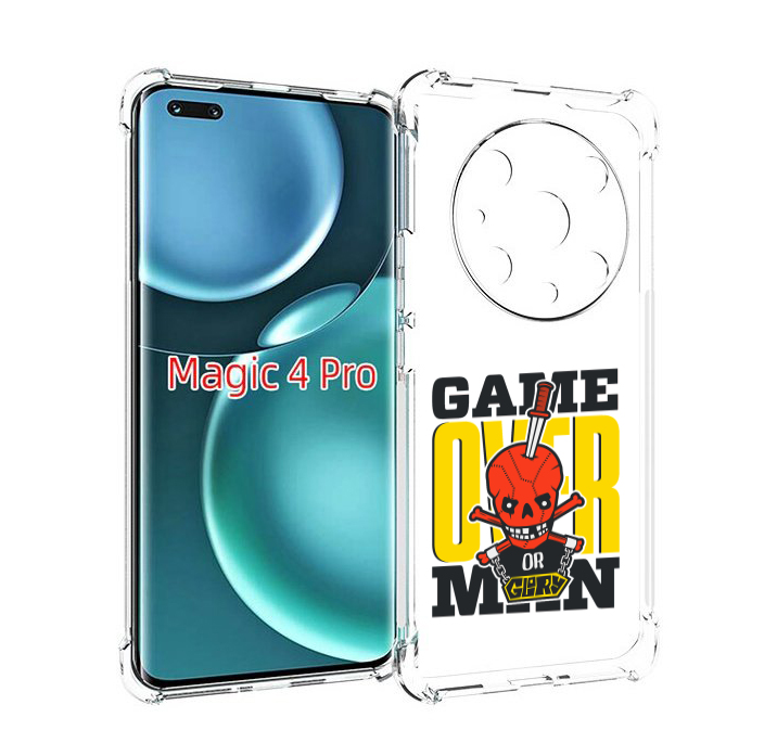 

Чехол MyPads игра-окончена-парень для Honor Magic4 Pro, Прозрачный, Tocco