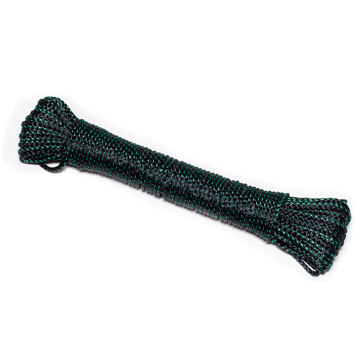 Шнур утяжеляющий Петроканат, 31 м, черно-зеленый, вес 24 г/м шнур для вязания 100% полиэфир ширина 4 мм 50м