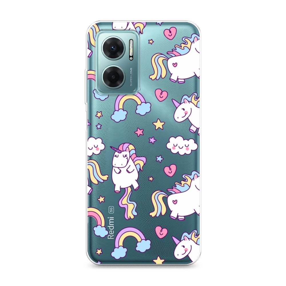 

Силиконовый чехол "Sweet unicorns dreams" на Xiaomi Redmi 10 5G, Sweet unicorns dreams