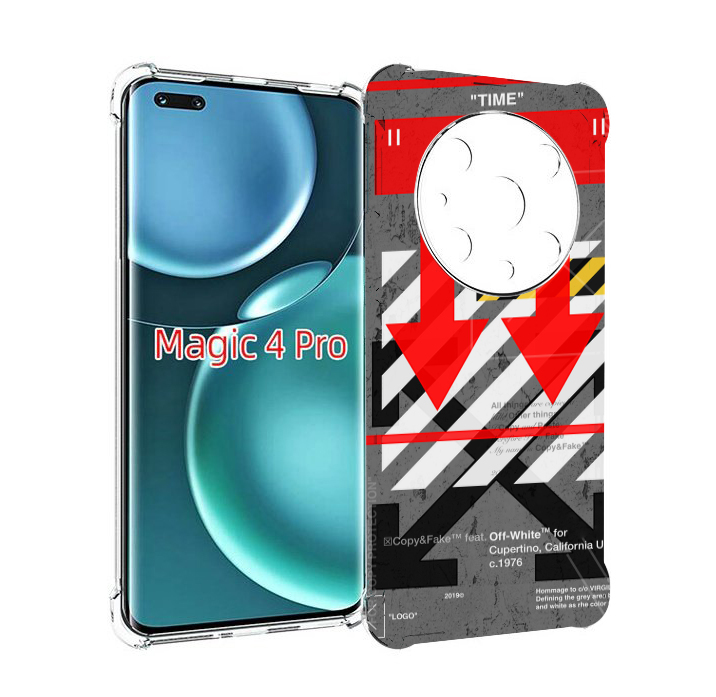 

Чехол MyPads знаки-логотипы для Honor Magic4 Pro, Прозрачный, Tocco