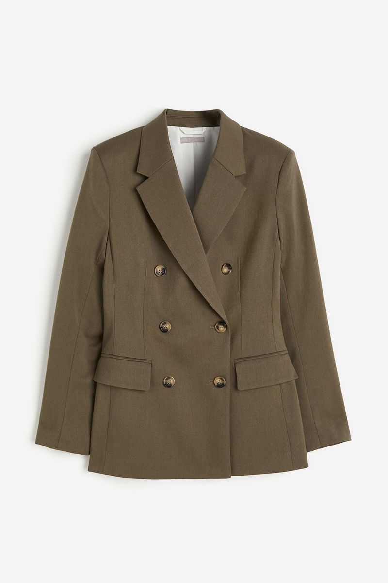 

Пиджак женский H&M 1215796 коричневый 32 EU, 1215796