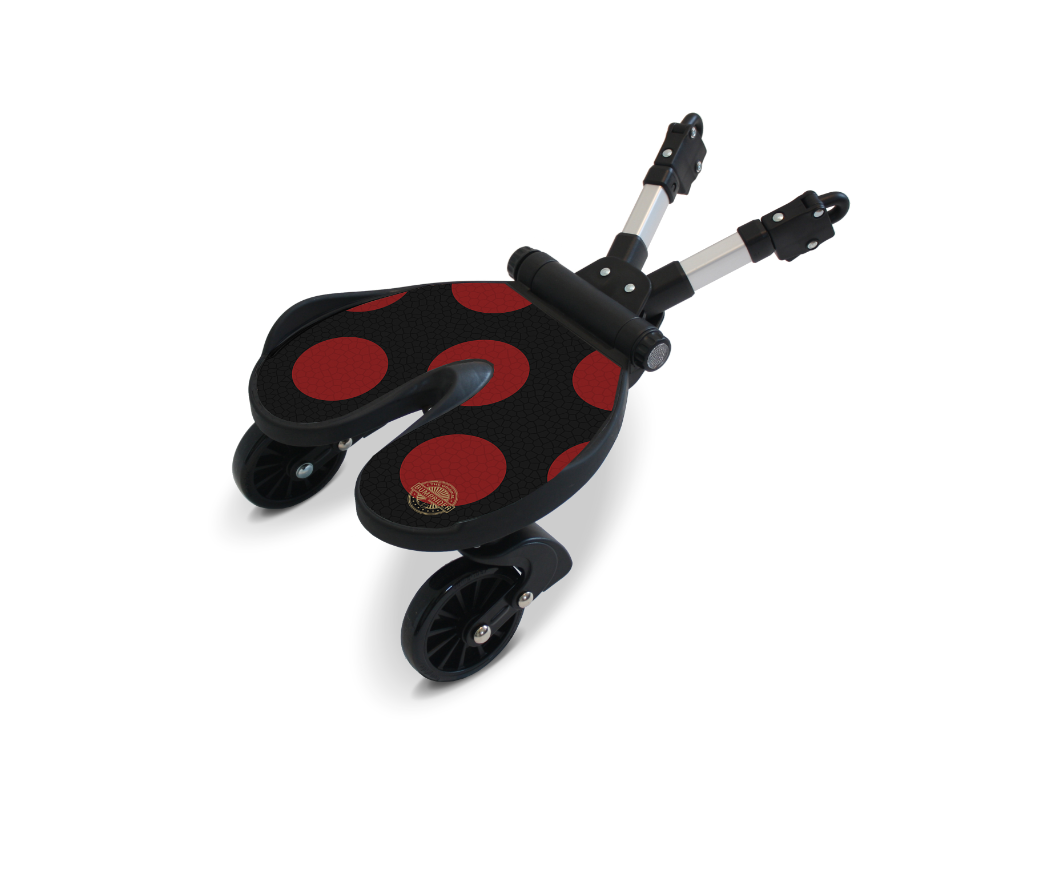 Универсальная подножка Bumprider Ride-on Board, Red dots 51291-006 puky подножка для беговелов lr ride