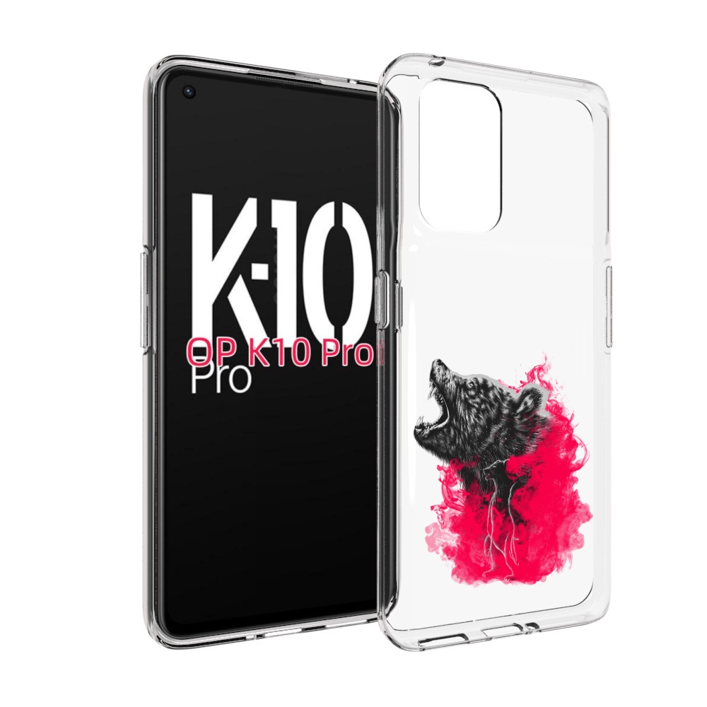 

Чехол MyPads медведь в дымке для OPPO K10 Pro, Прозрачный, Tocco