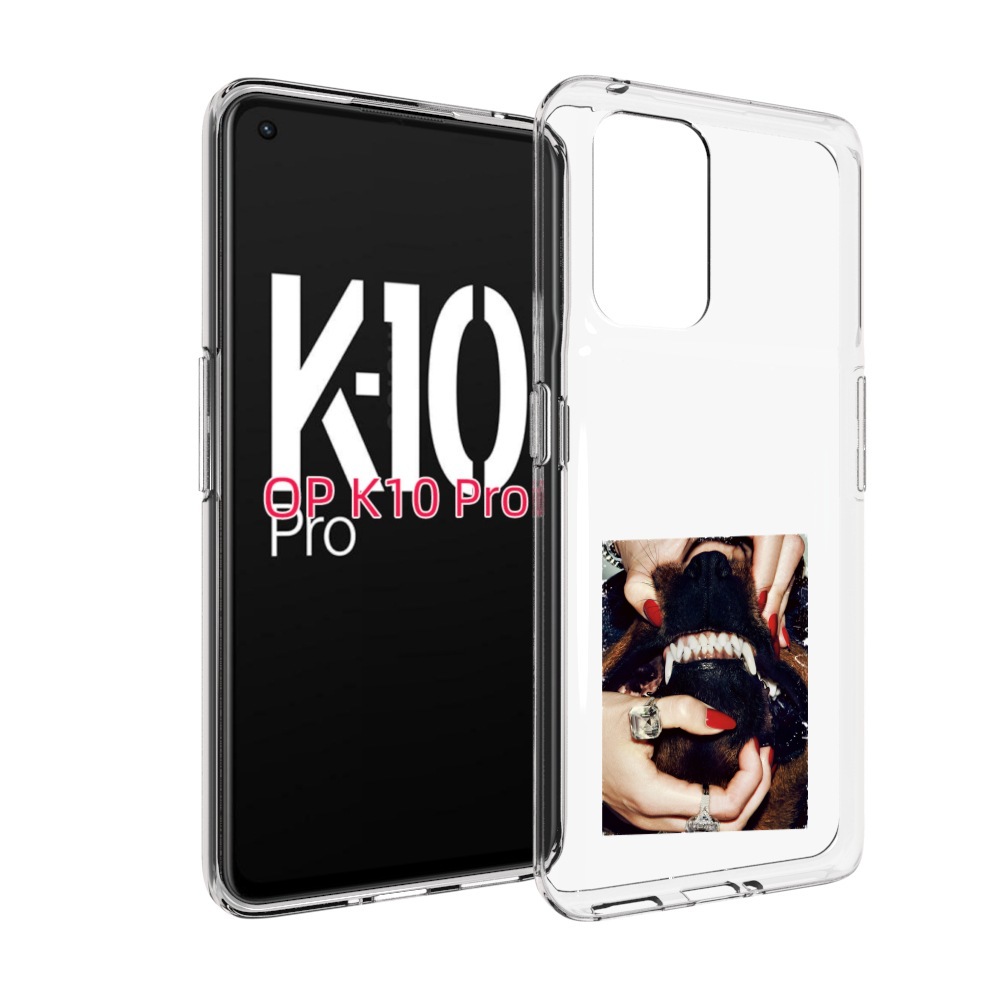 

Чехол MyPads маникюр для OPPO K10 Pro, Прозрачный, Tocco