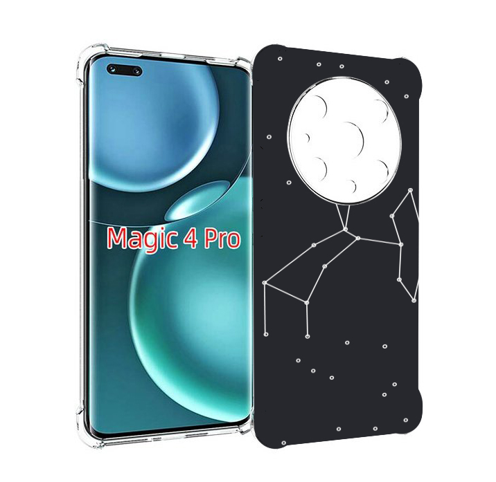 

Чехол MyPads знак зодиака стрелец 6 для Honor Magic4 Pro, Прозрачный, Tocco