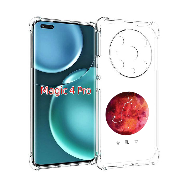 

Чехол MyPads знак зодиака скорпион 6 для Honor Magic4 Pro, Прозрачный, Tocco
