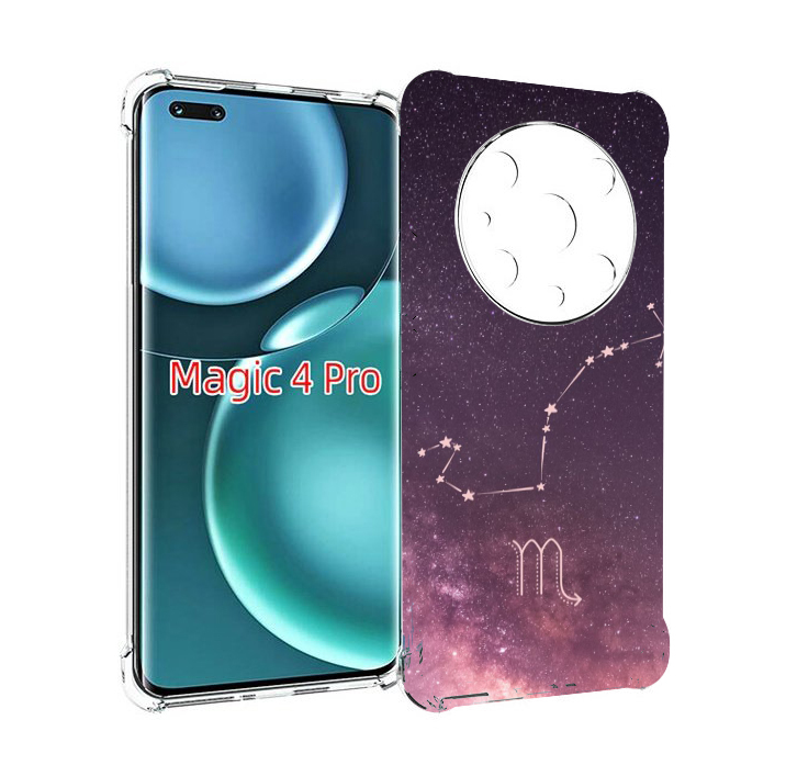 

Чехол MyPads знак зодиака скорпион 4 для Honor Magic4 Pro, Прозрачный, Tocco