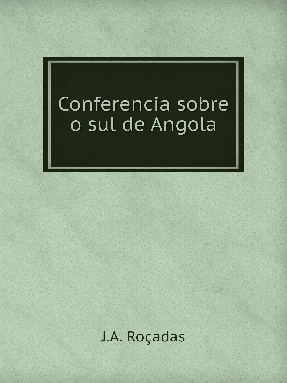 

Conferencia sobre o sul de Angola