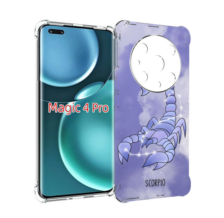 

Чехол MyPads знак зодиака скорпион 2 для Honor Magic4 Pro, Прозрачный, Tocco