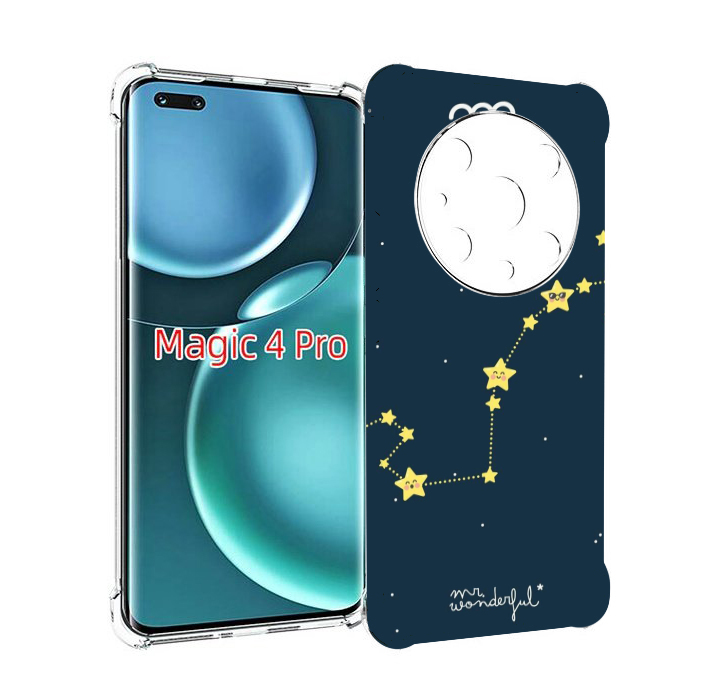 

Чехол MyPads знак зодиака скорпион 1 для Honor Magic4 Pro, Прозрачный, Tocco