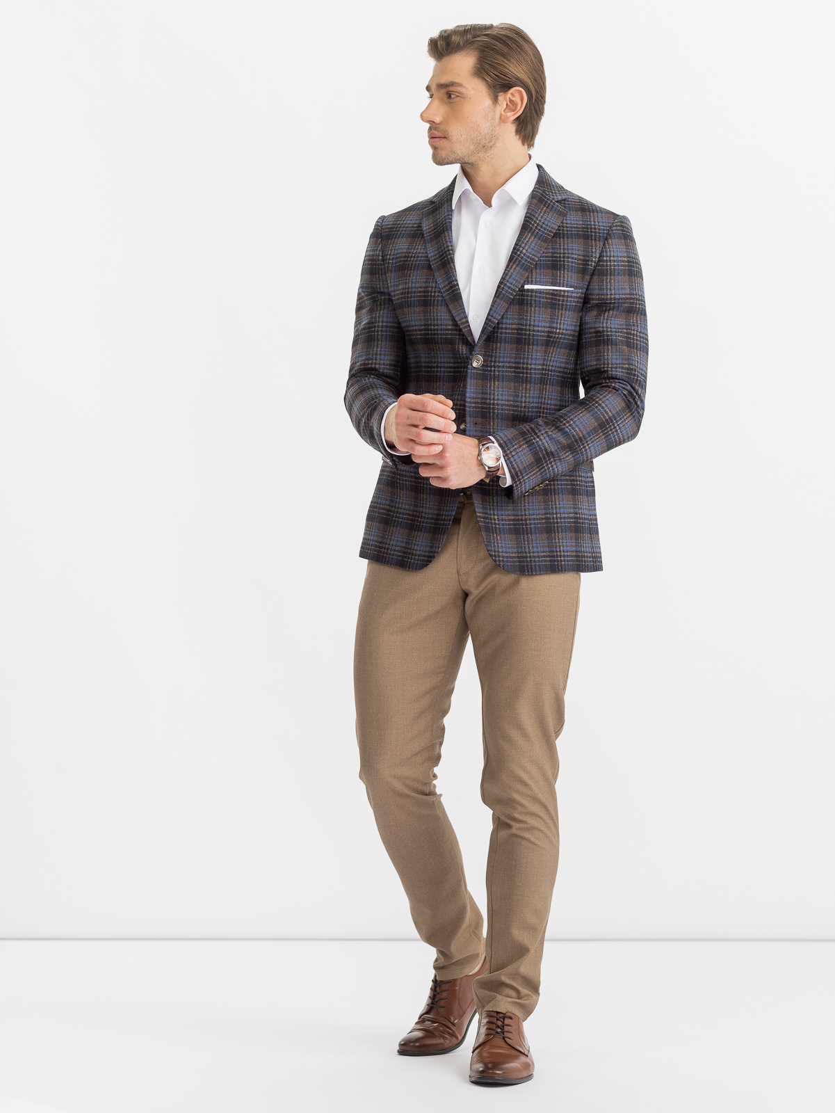 

Пиджак мужской Marc De Cler Ps 2190 9007-26-176 синий 54 RU, Ps 2190 9007-26-176