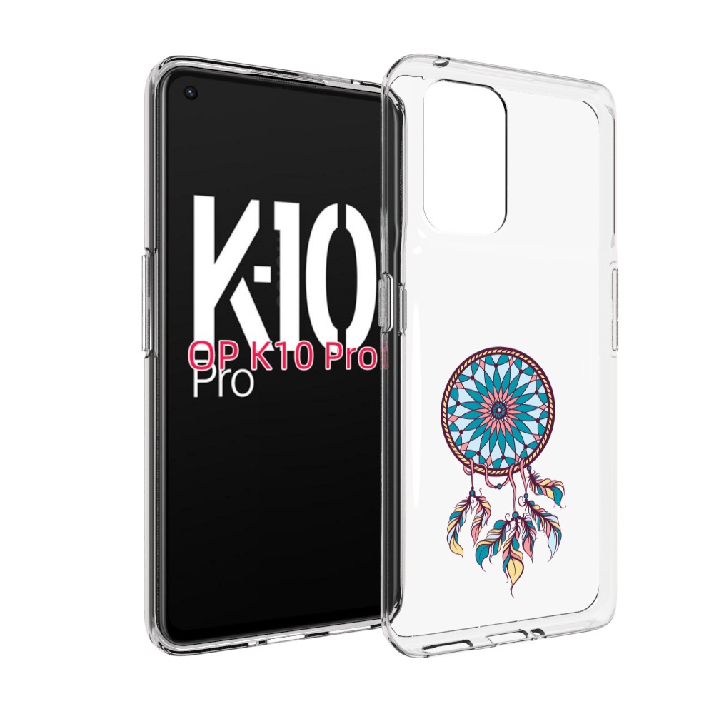 

Чехол MyPads ловец снов синий для OPPO K10 Pro, Прозрачный, Tocco