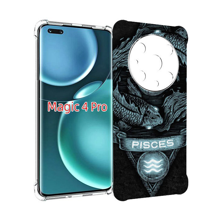

Чехол MyPads знак зодиака рыбы 4 для Honor Magic4 Pro, Прозрачный, Tocco