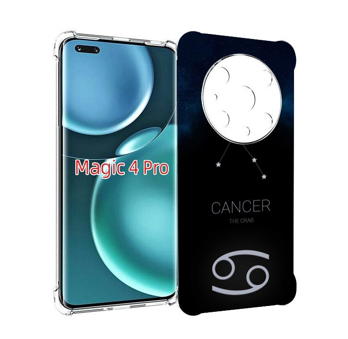 

Чехол MyPads знак зодиака рак 2 для Honor Magic4 Pro, Прозрачный, Tocco