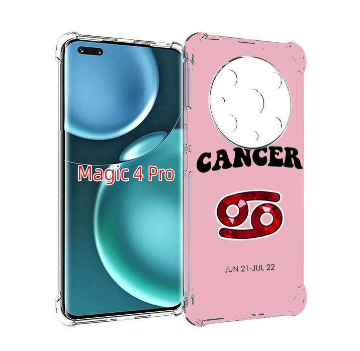 

Чехол MyPads знак зодиака рак 1 для Honor Magic4 Pro, Прозрачный, Tocco