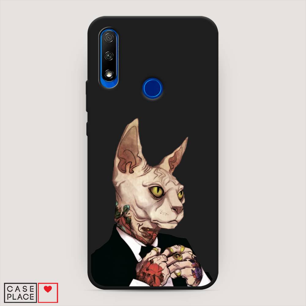 

Чехол Awog на Honor 9X "Татуированный сфинкс", Бежевый;черный;красный, 69952-1