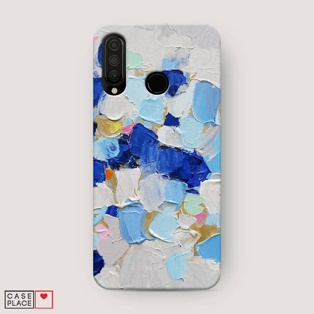 

Чехол Awog "Холст сине-белый" для Huawei P30 Lite