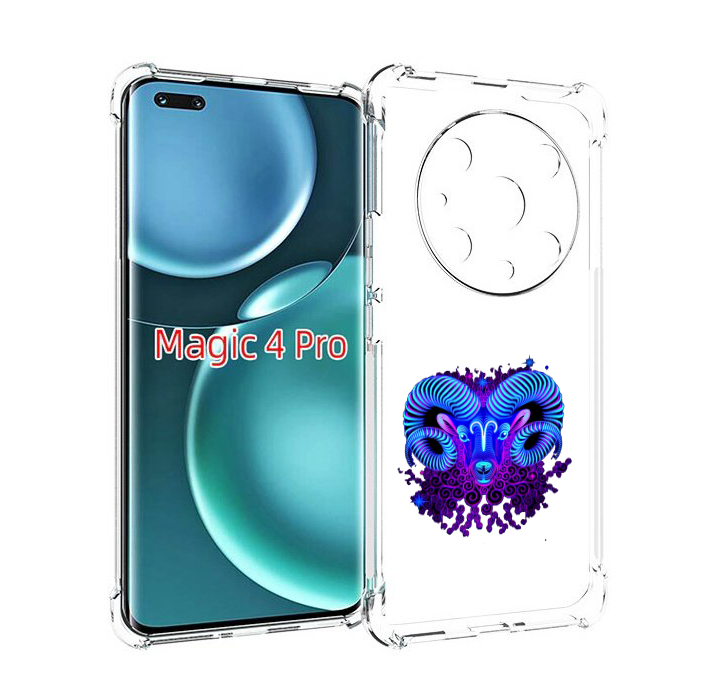 

Чехол MyPads знак зодиака овен 2 для Honor Magic4 Pro, Прозрачный, Tocco