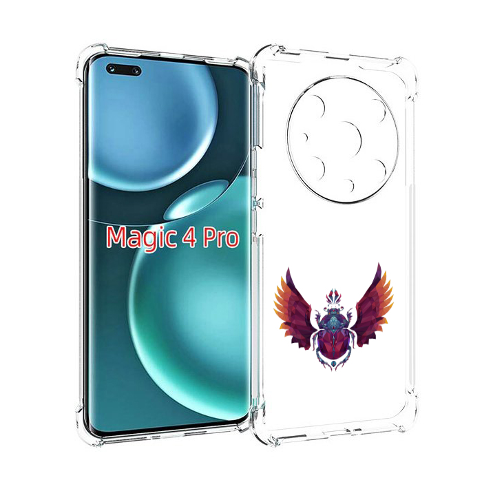 

Чехол MyPads алмазный скоробей для Honor Magic4 Pro, Прозрачный, Tocco