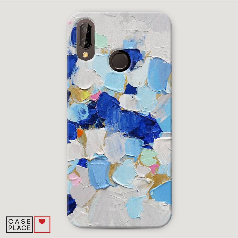 

Чехол Awog "Холст сине-белый" для Huawei Nova 3E, 65620-7
