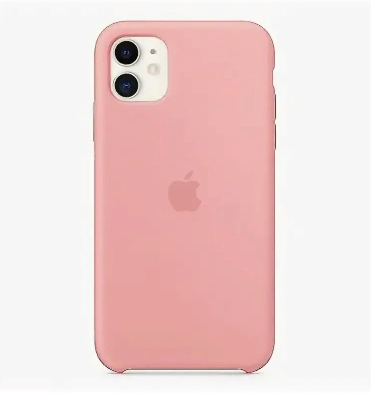 фото Чехол silicon case для iphone 11 pro (12), персиково-розовый silicone case