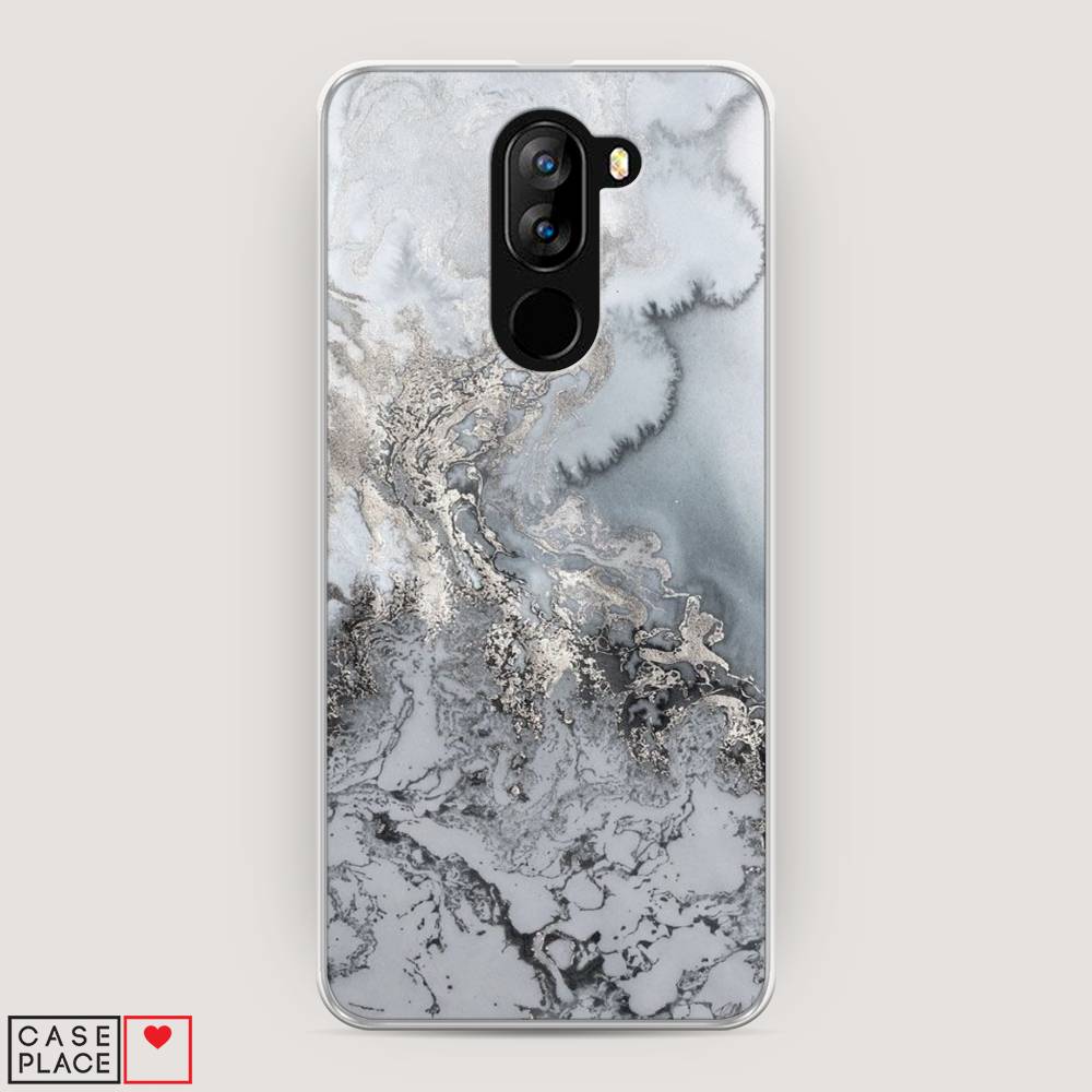 

Чехол Awog на Doogee X60L / Дуги X60L "Морозная лавина серая", Разноцветный, 220550-3